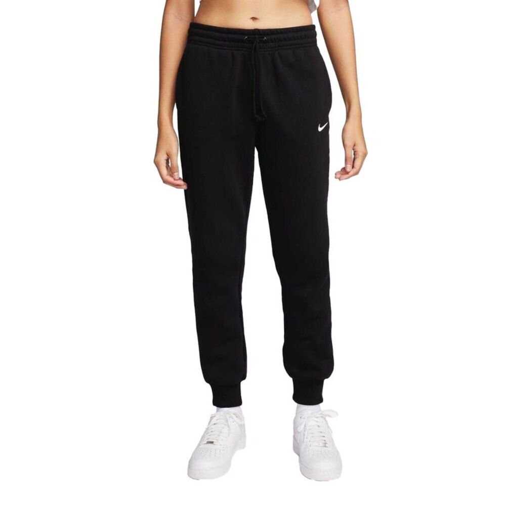 Nike Womens/Ladies Phoenix Fleece Mid Rise Sweatpants / Black